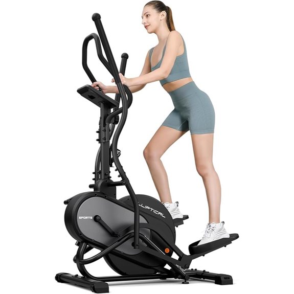 THERUN 3-in-1 Elliptical & Stair Stepper Machine