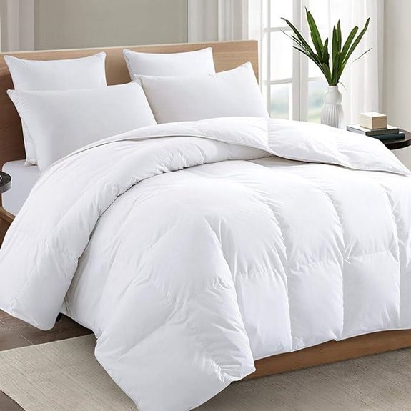 TEXARTIST 2100 Series King Comforter All-Season White