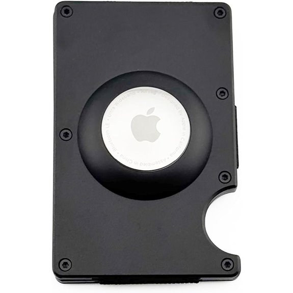 Aluminum Card Holder Wallet with Airtag Tracker