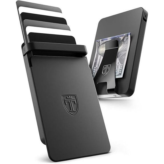 TRAVANDO SLYDE Aluminum RFID Card Holder Wallet