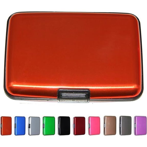 Aluminum RFID Blocking Credit Card Holder Wallet