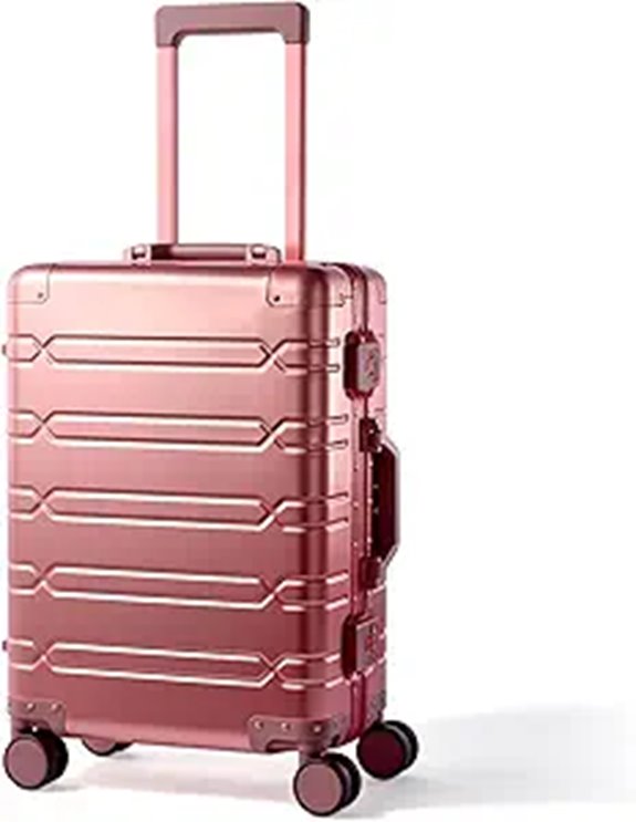 All Aluminum Carry-On Luggage with Spinner Wheels