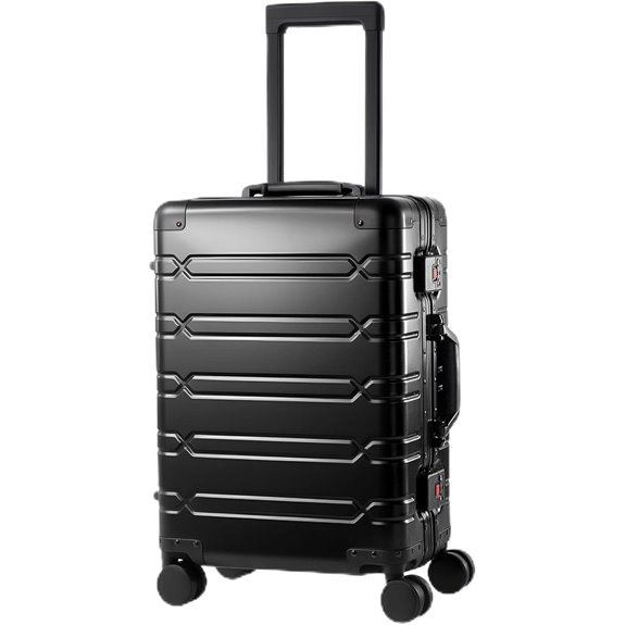 Aluminum Carry-On Luggage with Spinner Wheels