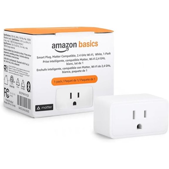 Amazon Basics Smart Plug with Matter Compatibility