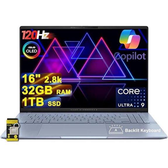 ASUS Vivobook S16 AI Laptop 16