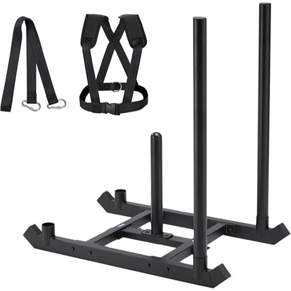 TEDEUM Weight Training Pull Sled for Athletic Exercise