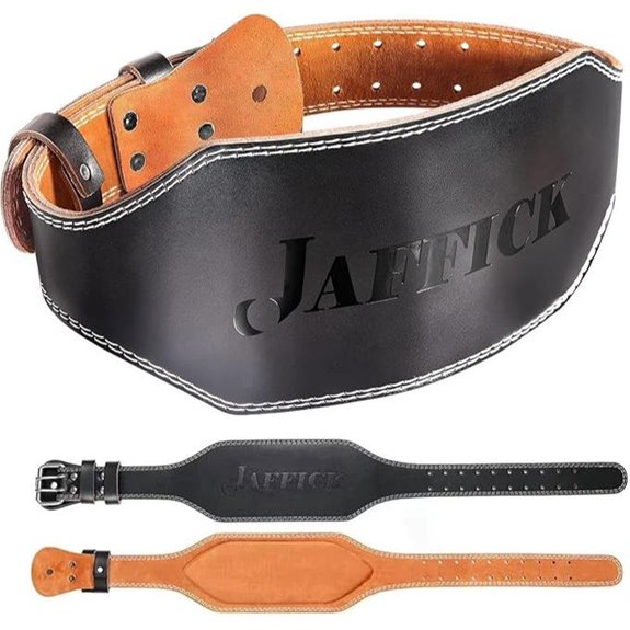 Genuine Leather Weight Lifting Belt for Men