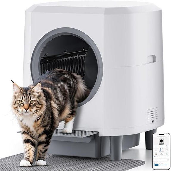 Self-Cleaning Litter Box with App & Odor Control