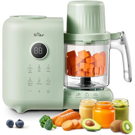 Bear Baby Food Maker with Steamer and Grinder