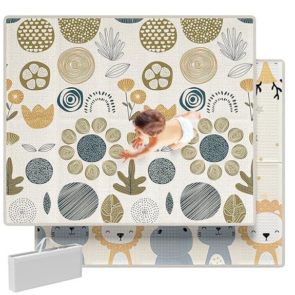 Mloong Baby Play Mat with Carry Bag