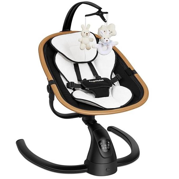 Angelbliss Baby Swing with Cry Detection and 5 Speeds