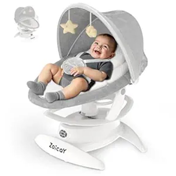 3-in-1 Baby Swing with Motion Detection and Remote
