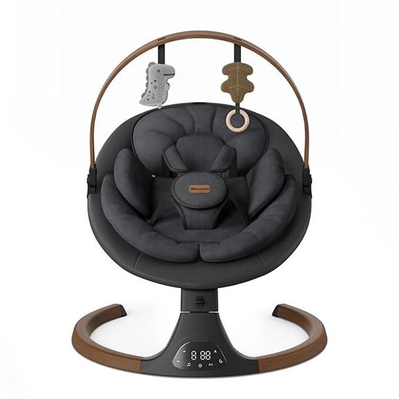 Monamii Baby Swing with Music & Remote Control