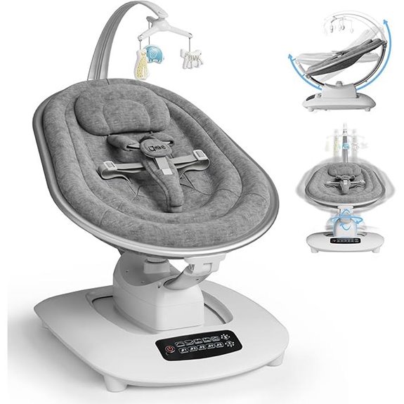 AMKE Electric Baby Swing with 5 Motions and Touch Panel