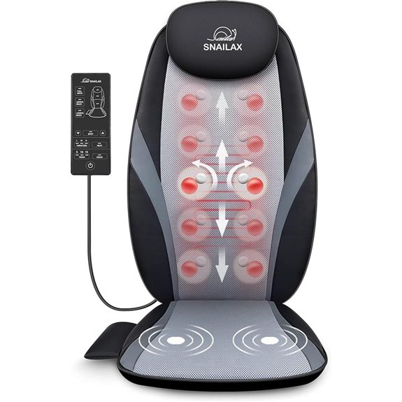 Snailax Shiatsu Back Massager with Heat