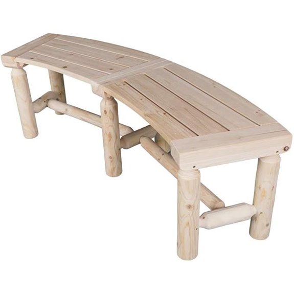 Outdoor Wooden Backless Porch Bench for Patio
