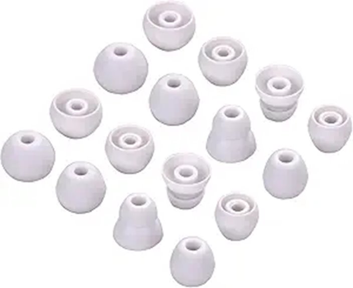 Silicone Earbud Tips for Beats Flex (8 Pairs)