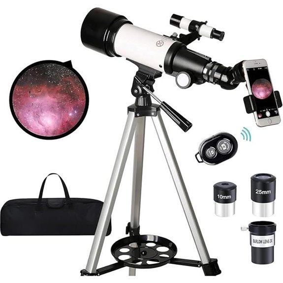 Kids and Adults Beginner Telescope 70mm Aperture