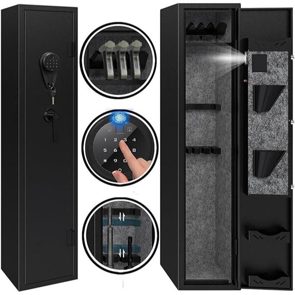 KAER 4-5 Gun Safe with Biometric & Digital Lock