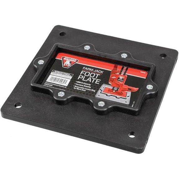 Reese Towpower 7048400 Farm Jack Foot Plate Black 10in. 10in. x 1in.