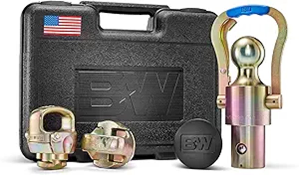 B&W Gooseneck Ball & Safety Chain Kit