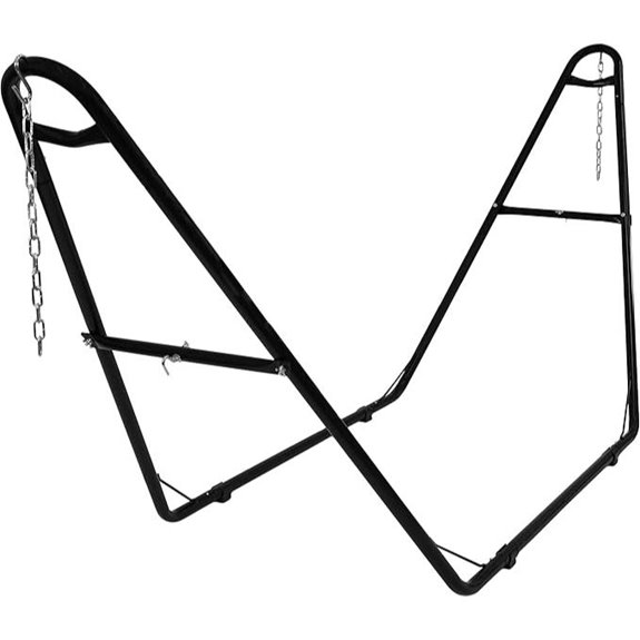 Sunnydaze Universal Double Hammock Stand (Black)