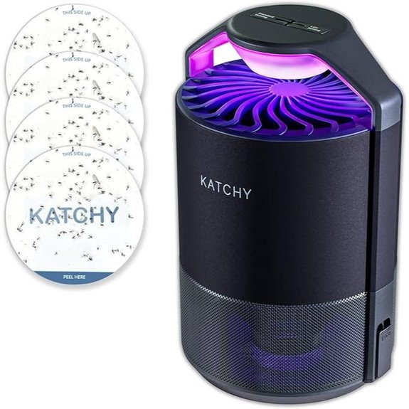 Katchy Indoor Flying Insect Trap (Black)