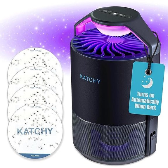 Katchy Midnight Indoor Insect Trap (Black)
