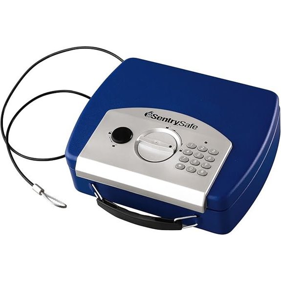 SentrySafe Small Blue Digital Lock Box