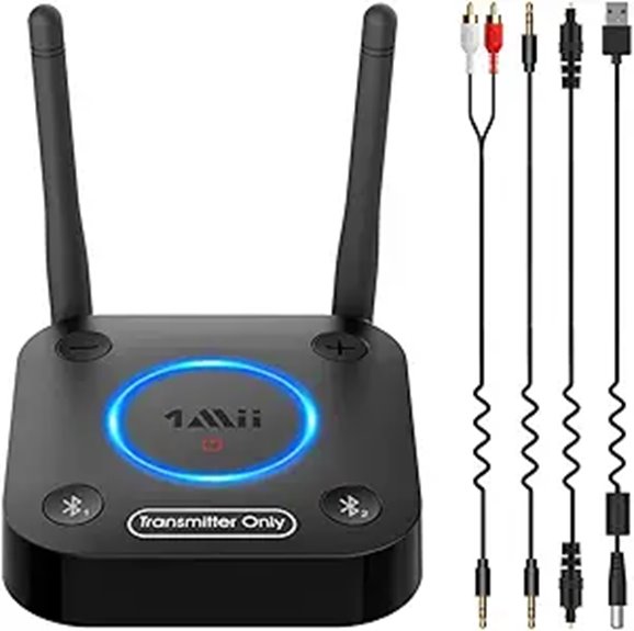 1Mii B06TX Bluetooth 5.2 Transmitter for TV