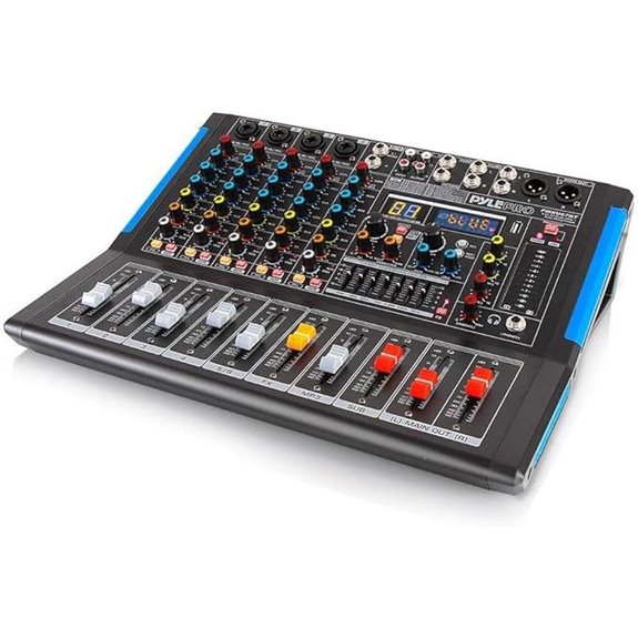 Pyle 6-Channel Bluetooth Audio Mixer with Effects