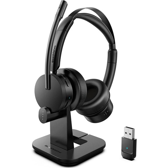 Wireless Bluetooth Headset with Mic for Office and Calls