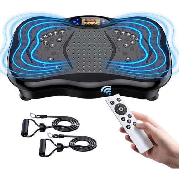 Vibration Plate Exercise Machine with Bluetooth and Remote