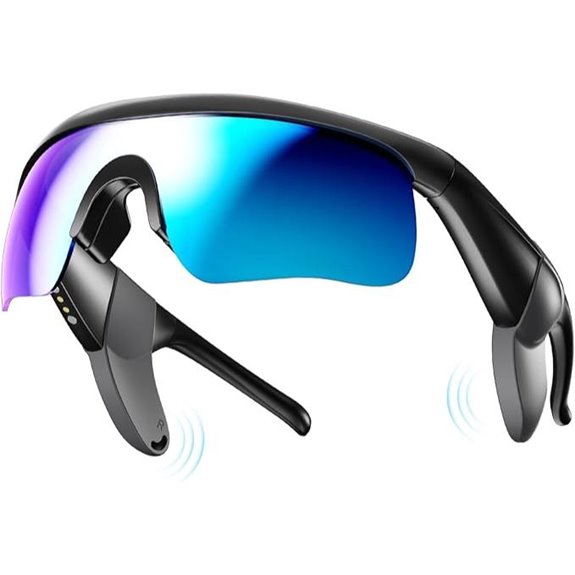 Bluetooth Sunglasses with Speakers and UV Protection