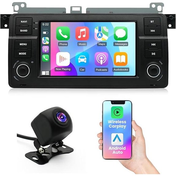 Android 14 Car Stereo for BMW E46 with Touch Screen