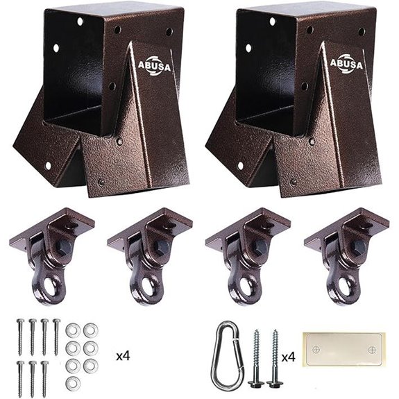 Heavy Duty Swing Set Brackets and Hangers (Bronze)