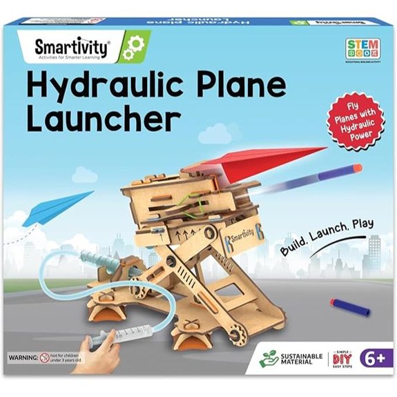 Smartivity DIY Hydraulic Airplanes & Darts Launcher Kit