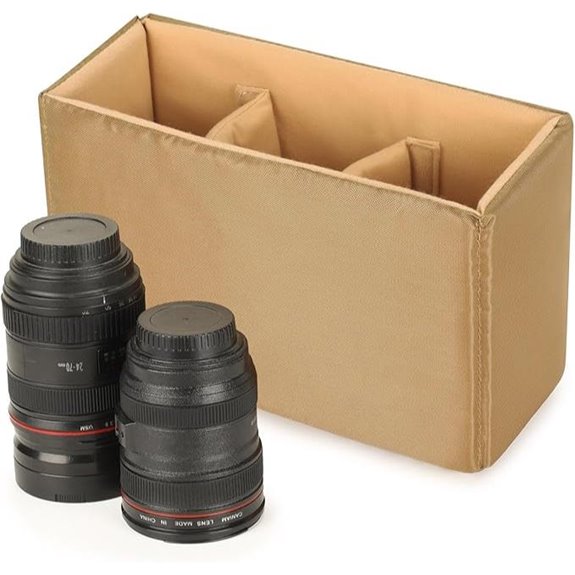 Camera Insert Bag for DSLR and Lenses
