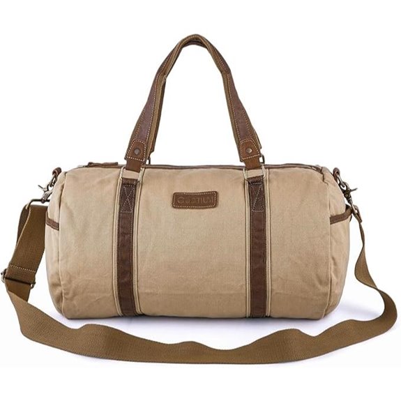 Gootium Canvas Duffle Bag 28L Weekender Tote