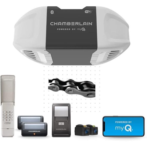 Chamberlain MYQ Smart Garage Door Opener Chain Drive