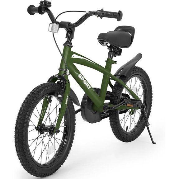 BODIOO 18-Inch Kids Bike with Training Wheels