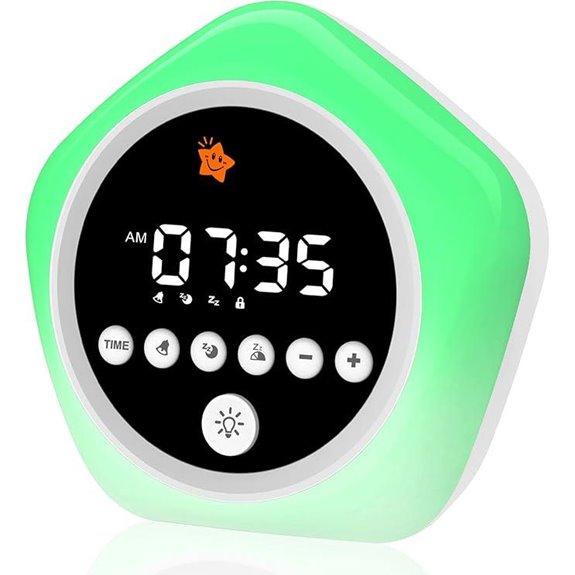 Kids Alarm Clock with Sleep Training Features