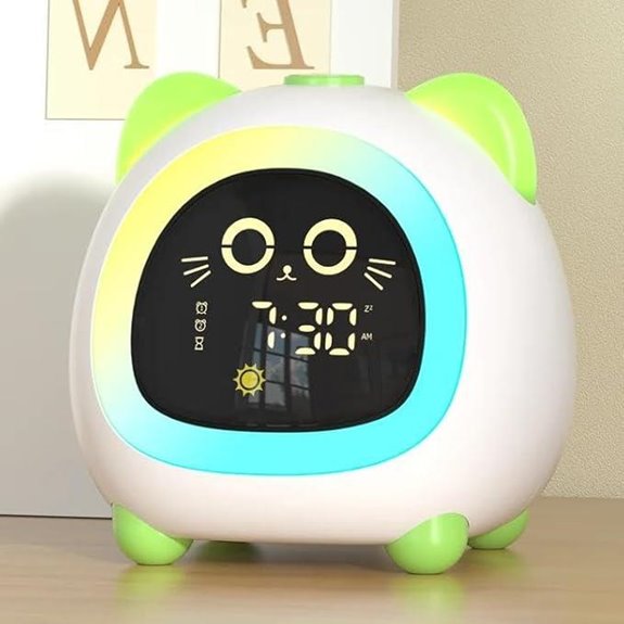 Kids Alarm Clock with Night Light & Sleep Timer