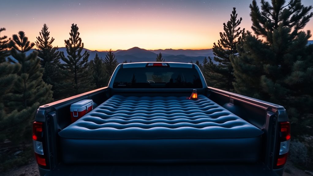 choosing camping truck mattress