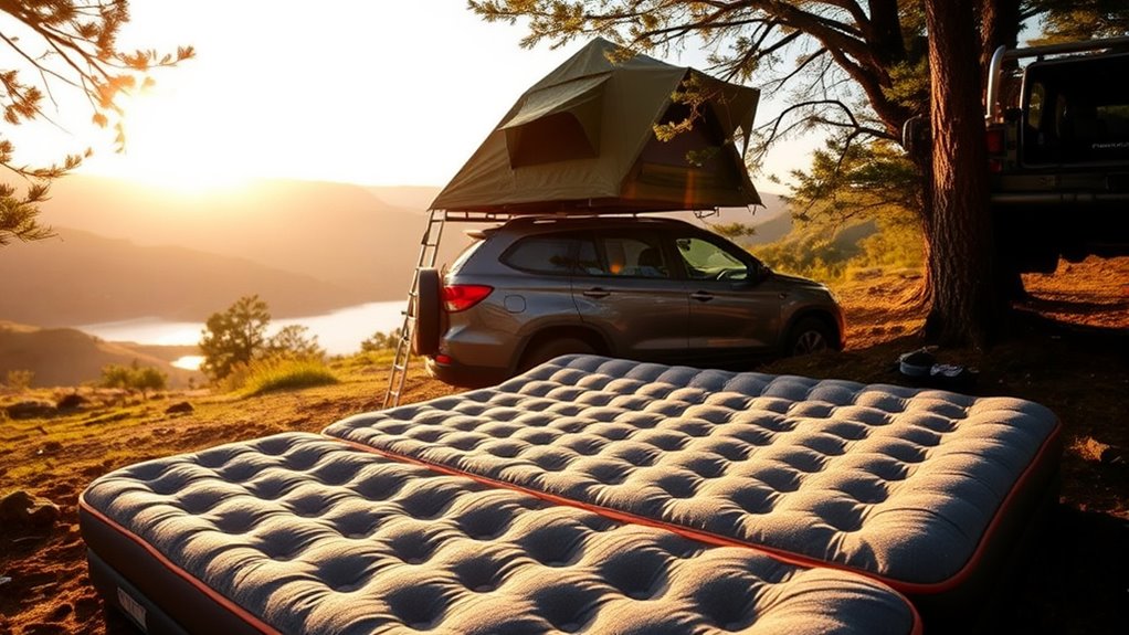 choosing comfortable roof tent mattress