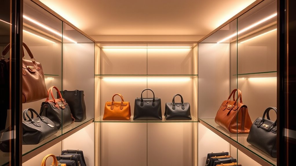 choosing ideal closet lighting