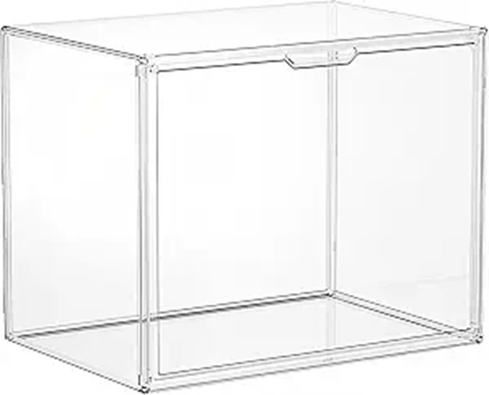 Acrylic Stackable Storage Bins with Lids (1 Pack)