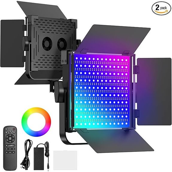 RGB LED Photography Lighting Kit with Effects (2)