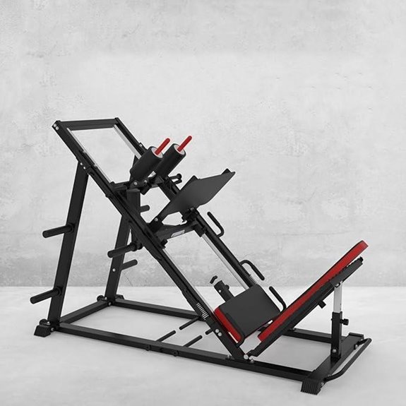 Leg Press & Hack Squat Combo Machine with Storage
