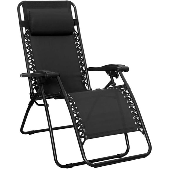 Amazon Basics Zero Gravity Lounge Chair with Pillow